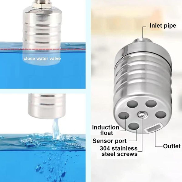304 Stainless Steel Fully Automatic Float Valve Water Level Controller For Tank Mini Connectors Valves & Accessories
