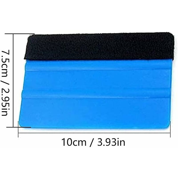 2 Pcs Plastic Squeegee For Car Sticker Vinyl Film Tinting Tool Blue Squeegees & Window Cleaning