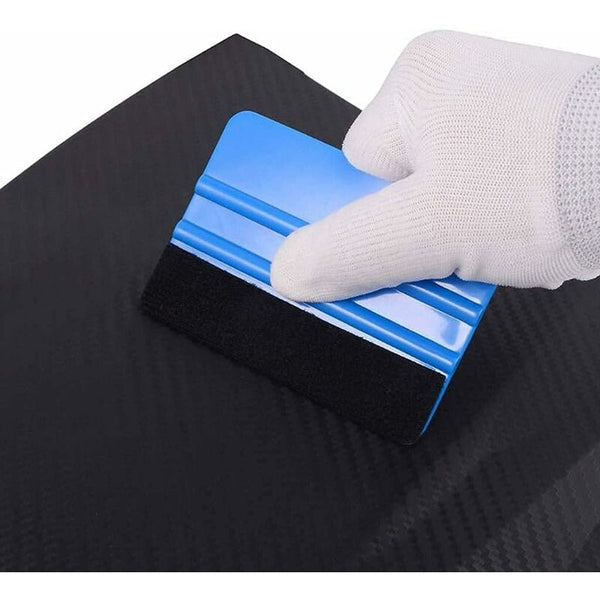 2 Pcs Plastic Squeegee For Car Sticker Vinyl Film Tinting Tool Blue Squeegees & Window Cleaning