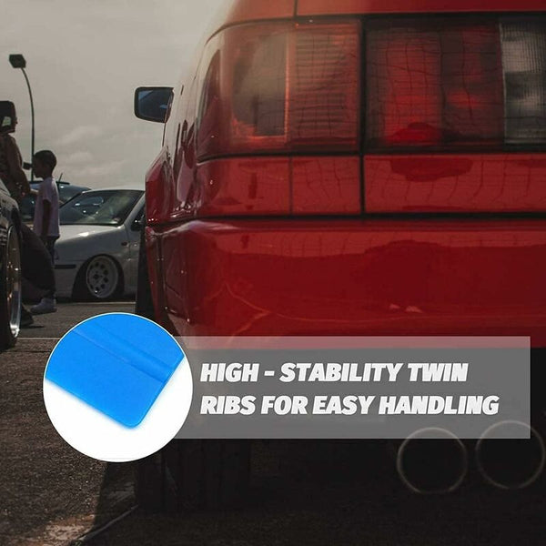2 Pcs Plastic Squeegee For Car Sticker Vinyl Film Tinting Tool Blue Squeegees & Window Cleaning