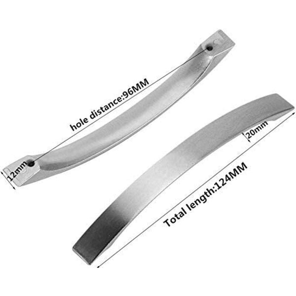 10 Pcs Set Kitchen Cabinet Handles Chrome Brushed Nickel Door Stainless Steel Cabinet Pulls