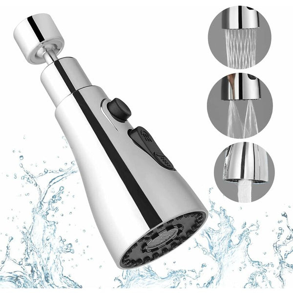 Kitchen Faucet Sprayer 3 Modes 360 Degrees Nozzle Head Sink Mixer Kitchen Taps