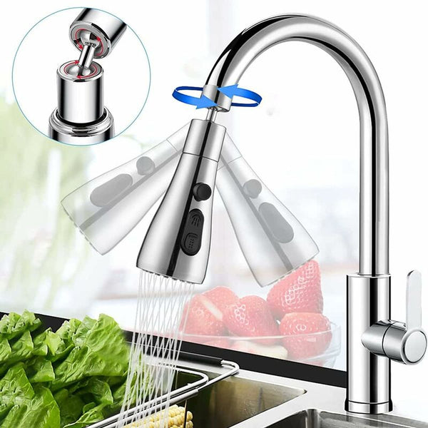 Kitchen Faucet Sprayer 3 Modes 360 Degrees Nozzle Head Sink Mixer Kitchen Taps