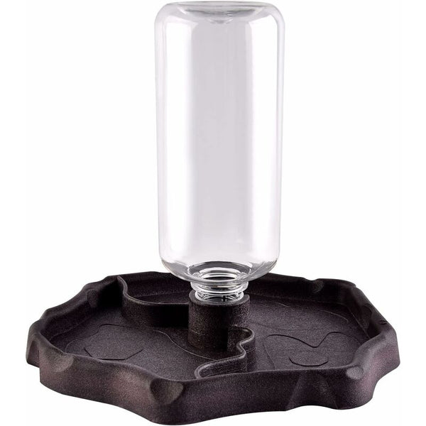 Pet Drinking Fountain 2 In 1 Automatic Anti Splash Turtle Lizard Reptile Small Animal Supplies