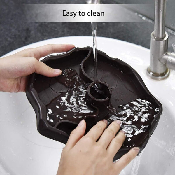 Pet Drinking Fountain 2 In 1 Automatic Anti Splash Turtle Lizard Reptile Small Animal Supplies