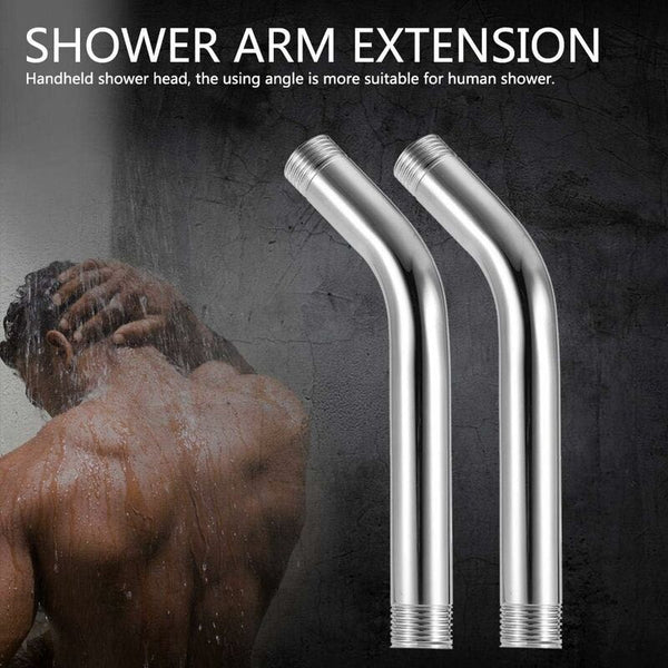 Shower Extension Stainless Steel Arm Wear Resistant Rustproof Wall Mounted Handheld Bathroom Hose Shower Head Holders