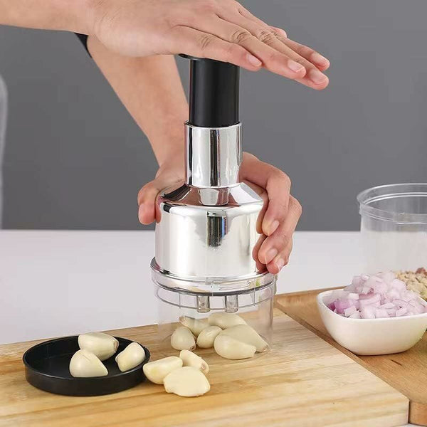 Garlic And Onion Chopper Stainless Steel Manual Vegetable Press For Ginger Chili Salad Garlic Presses