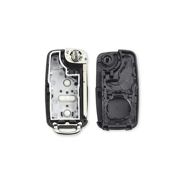 Replacement Folding Car Key Shell Fob For Vw Volkswagen Golf Mk6 T1guan Polo Passat Cc Seat Skoda Octavia 3 Buttons Car Keys Fobs & Remotes