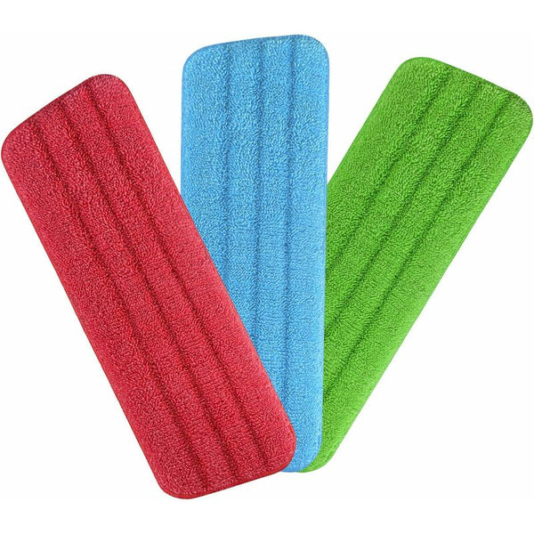 Replacement Cleaning Cover 3 Pieces Microfiber Mop Cloth For Mop/Steam Cleaner Suitable Brooms/Dish Cleaning Towels & Cloths