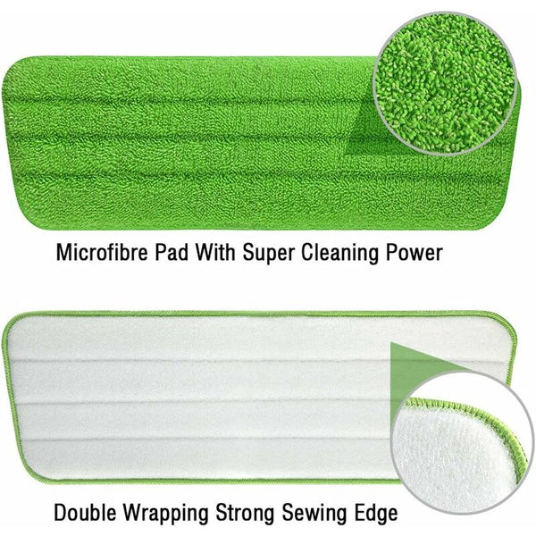 Replacement Cleaning Cover 3 Pieces Microfiber Mop Cloth For Mop/Steam Cleaner Suitable Brooms/Dish Cleaning Towels & Cloths