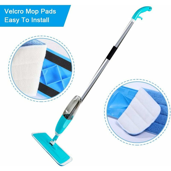 Replacement Cleaning Cover 3 Pieces Microfiber Mop Cloth For Mop/Steam Cleaner Suitable Brooms/Dish Cleaning Towels & Cloths
