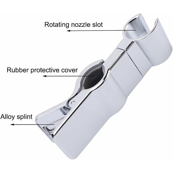 Shower Head Holder For Slide Bar Universal 22 25Mm Rail Bracket Slider Clamp Bathroom Shower Head Holders
