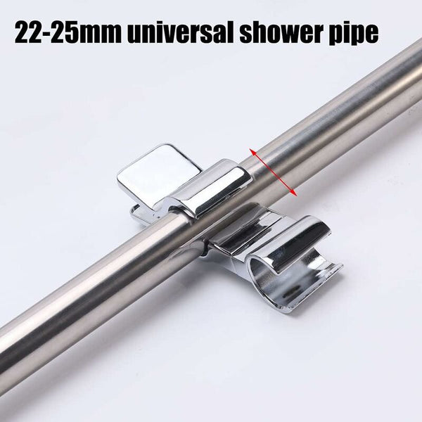 Shower Head Holder For Slide Bar Universal 22 25Mm Rail Bracket Slider Clamp Bathroom Shower Head Holders