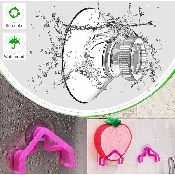 Suction Cup 25 Pcs Set Cups 40 Mm M4 Transparent Knobs With Knurled Nut Hooks & Hangers