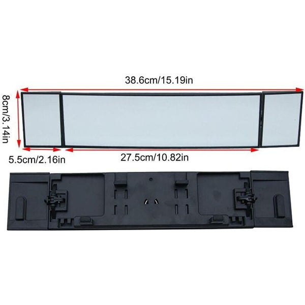 Rearview Mirror Car Interior Wide Angle Universal Foldable Detachable Mirrors