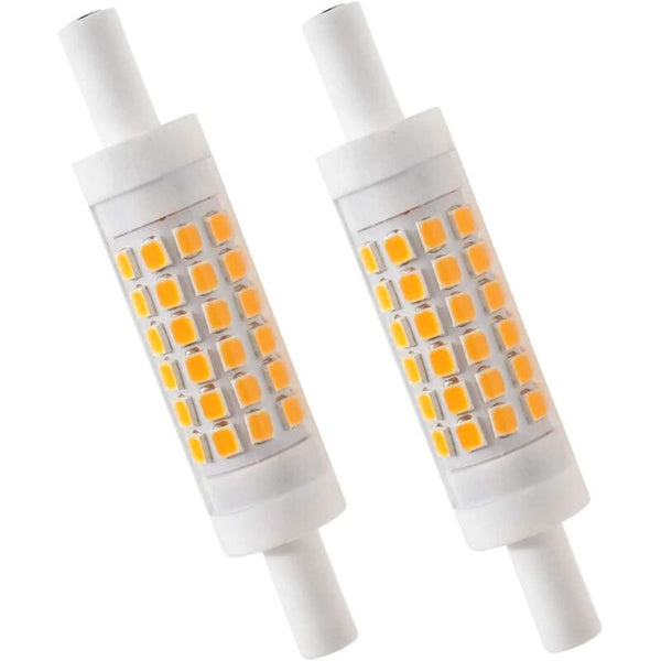 R7s Led 78Mm Dimmable Warm White 2700K 5W J78 Lamp 450Lm Replaces 50W Halogen Illuminant 230V 83 Ra Pack Of Lamps