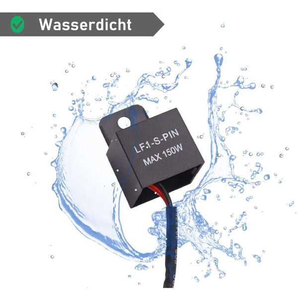 Motorcycle Led Flash Relay 12V Pin Lf1 S Pin Max 150W Volt Center Light Car Other Motorcycle Parts