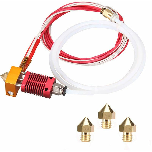 3D Printer Nozzle Kit Mk8 Hotend Compatible With Alfawise U20 U30 Creality Ender Assembled Extruder 3D Printer Parts
