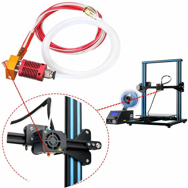 3D Printer Nozzle Kit Mk8 Hotend Compatible With Alfawise U20 U30 Creality Ender Assembled Extruder 3D Printer Parts