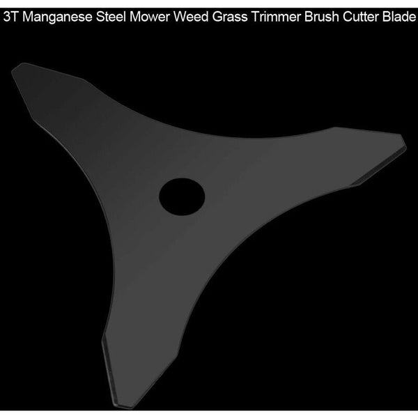 3 Teeth Outdoor Trimmer Head Manganese Steel Brush Blade Lawn Machine Accessories For 25.4Mm Diameter Cutter String Trimmer Parts
