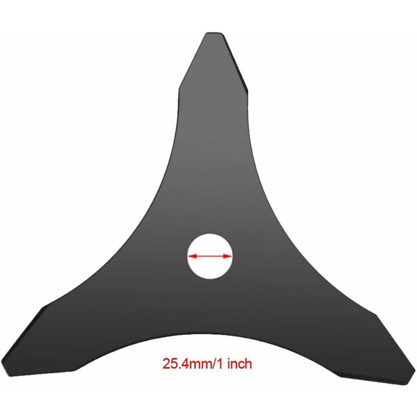 3 Teeth Outdoor Trimmer Head Manganese Steel Brush Blade Lawn Machine Accessories For 25.4Mm Diameter Cutter String Trimmer Parts