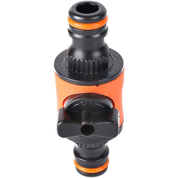 2 Pcs Garden Hose Quick Connectors Gardening Fittings For Water Double Nipple With Switch Valve Hoses