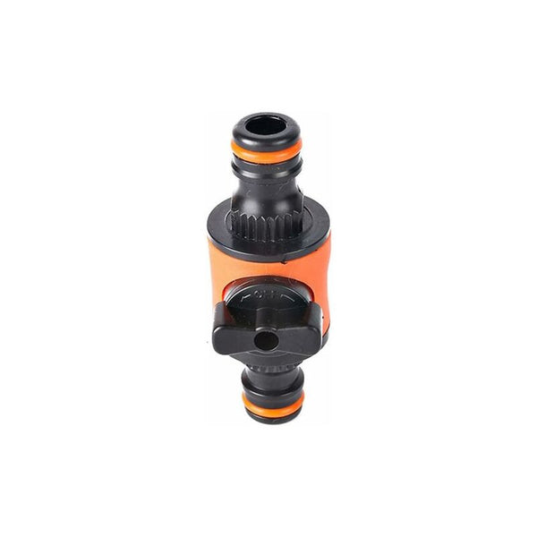 2 Pcs Garden Hose Quick Connectors Gardening Fittings For Water Double Nipple With Switch Valve Hoses