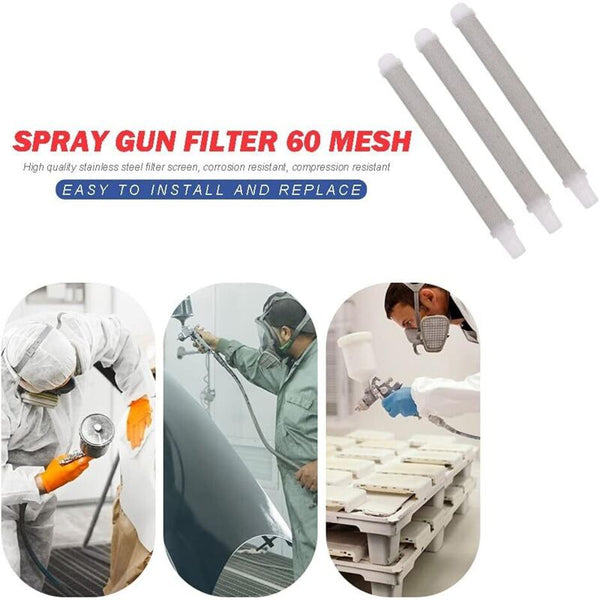 5 Pcs Airless Spray Gun Filter Elements 60 Mesh Paint Sprayer Nozzle Accessories For Wagner Paint Sprayers