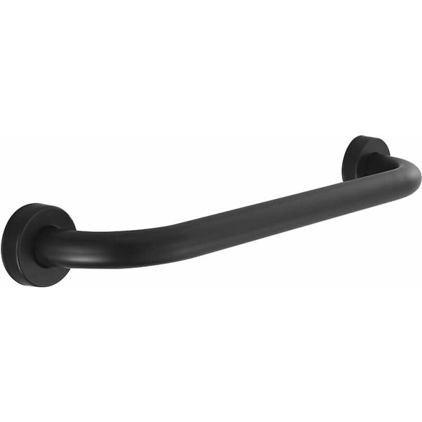 Toilet Grab Bar Stainless Steel Bathtub Handle Wall Mounted Towel Rack Bathroom Black (40Cm) Towel Racks