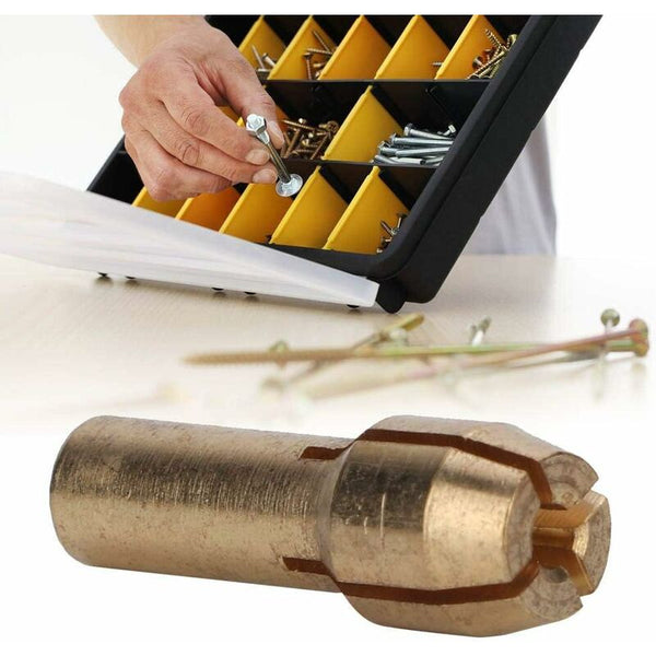 10 Pcs Collet Chuck 0.5 3.2Mm Mini Brass Chucks Electric Rotary Tool Accessories(Tail Diameter 4.3Mm) Drill Bits