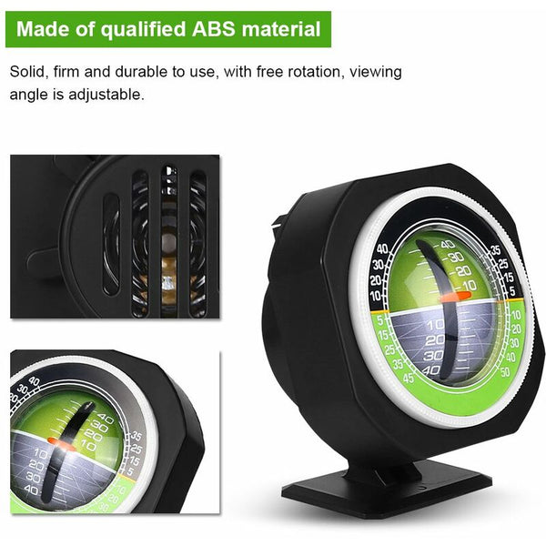 4X4 Inclinometer Car Outdoor Auto Mini Compact Compass Luminous Led Angle Slope Meter Other Instruments & Gauges