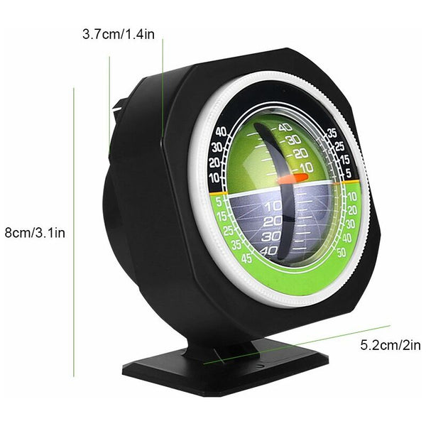 4X4 Inclinometer Car Outdoor Auto Mini Compact Compass Luminous Led Angle Slope Meter Other Instruments & Gauges