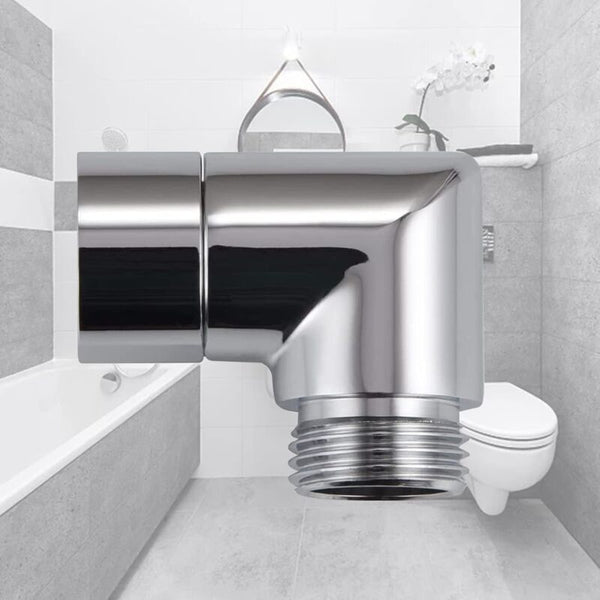 90 Degree Hand Shower Adapter Elbow For Mobile Shower Head Holders