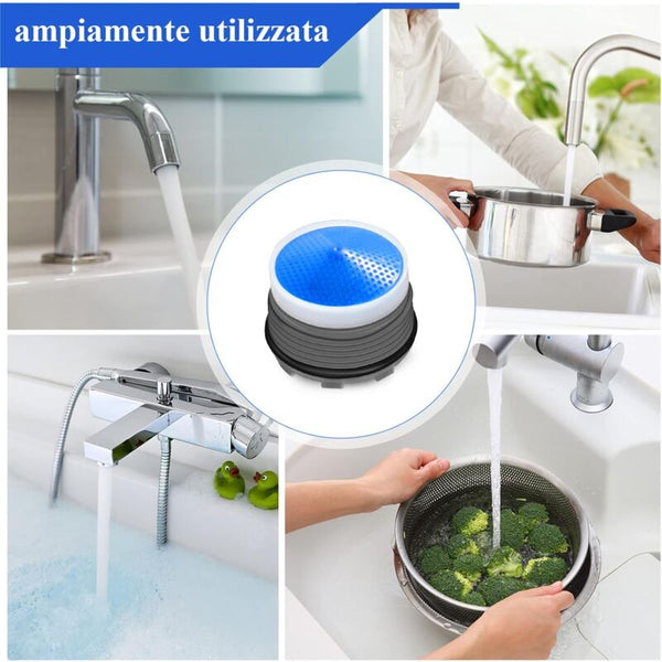 6 Pack M18.5 Blue Plastic Faucet Aerator For Kitchen & Bathroom Sink Taps Kitchen Taps