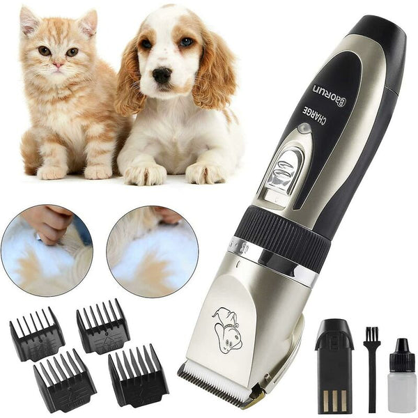 Rechargeable Pet Grooming Clippers Ceramic Blades For Dogs & Cats Dog Grooming