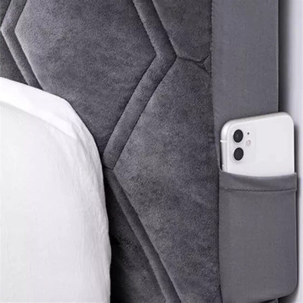 Headboard Cover Protector Slipcover With Stretch Side Washable Dustproof (Color : Dark Gray Size 160Cm) Headboards & Footboards