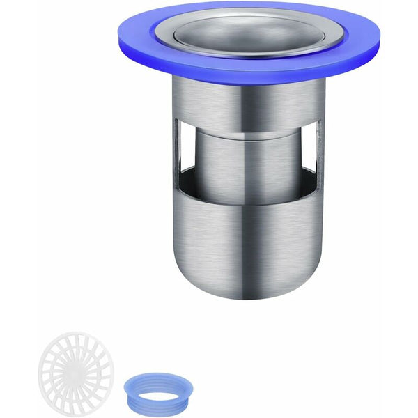 Shower Drain Anti Odor Stopper 304 Stainless Steel Grate Double Sealed Hair Filter Drain Grates
