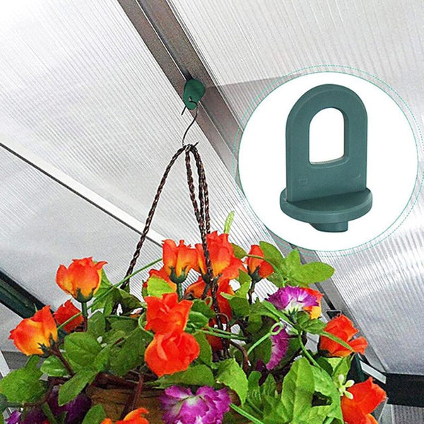 50 Pcs Greenhouse Clipsgreenhouse Accessoryclimbing Plant Support Hanging Kit For Greenhouse(Green) Greenhouses