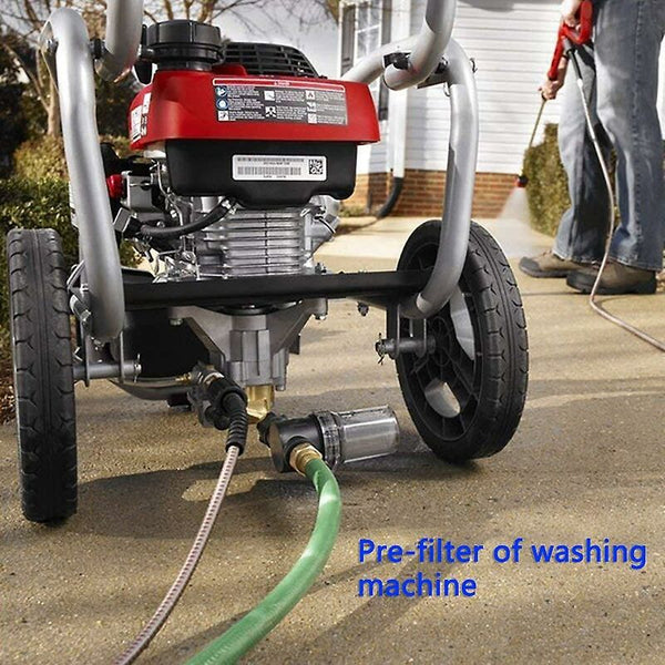 3/4" Garden Hose Sediment Filter For Pressure Washer End Cap Outdoor Gardening Water Inlet Hoses
