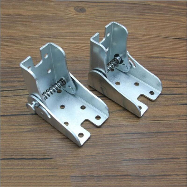 Self Locking Folding Leg Bracket Worktop Kitchen Table (2 Silver) Braces & Brackets