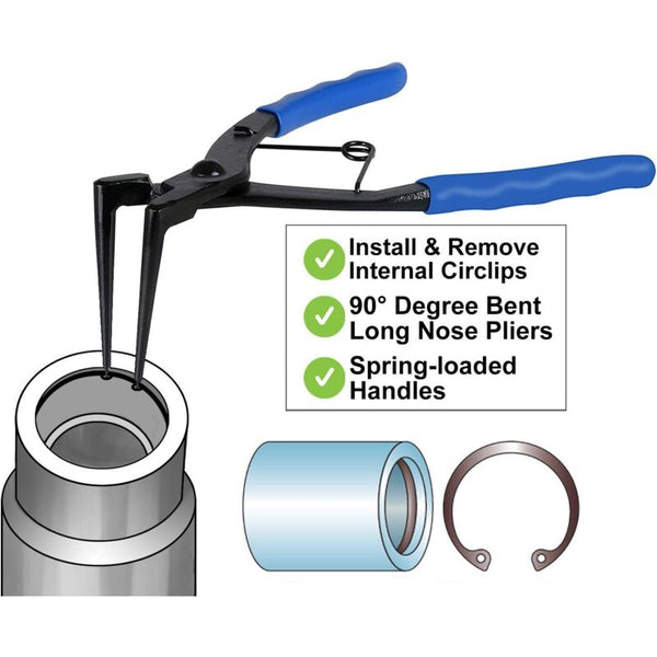 Circlip Cylinder Ring Remove Internal Rings Bending For Trucks Cars Motorcycles Pliers