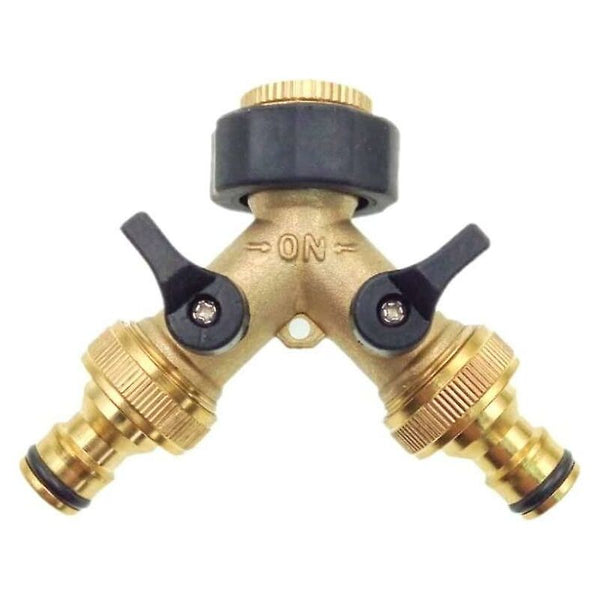 Y Shaped Hose Diverter With On/Off Valve For 3/4" Supply Hose Hoses