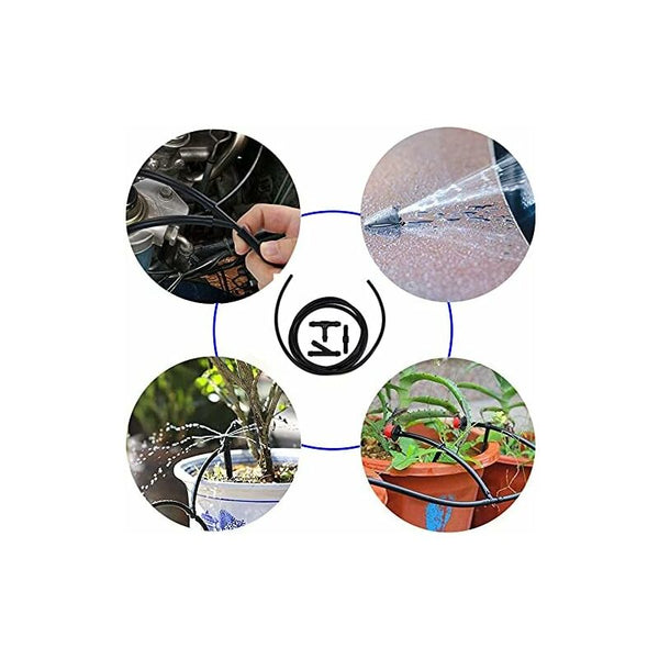 10 Pcs Windshield Wiper Hose Kit3m Washer Fluid Hosewindshield Nozzle Mist Spray Hosewith Windshield Repair Kits & Tools