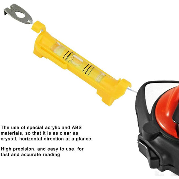 Mini Pocket High Precision String Spirit Level With Molded Hooks Line Tile Gutter For Bricklaying Spirit Levels
