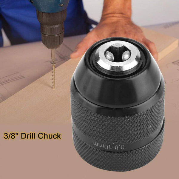 3/8 Drill Chuck 0.8Mm 10Mm Shank Conversion Electric Adapter Thread Keyless For Hand Drill Chucks