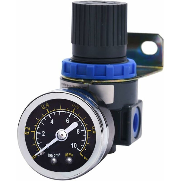 New Pressure Reducer For Compressed Air Compressor Range (0 10 Bar) 1/4 Inch Air Compressors