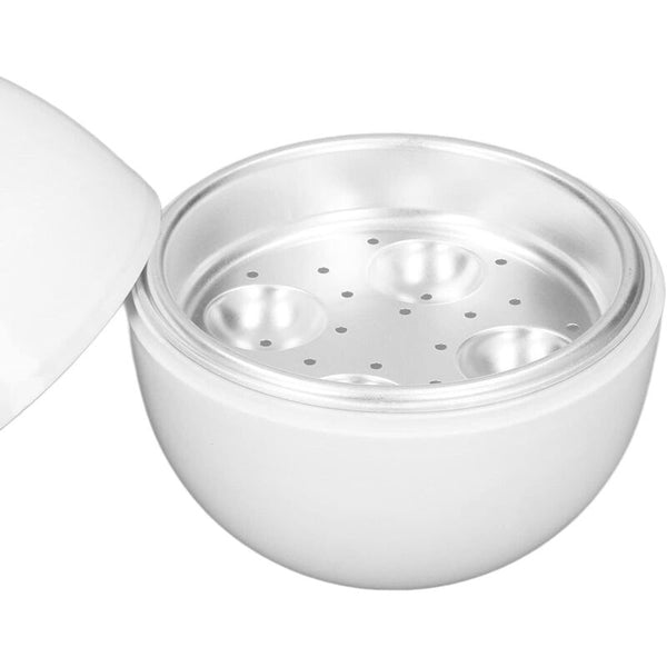 Egg Cooker With 4 Capacity Microwave Hard Boiled Eggs Compact Design Pp Material Steamer For Home Use Electric Egg Cookers