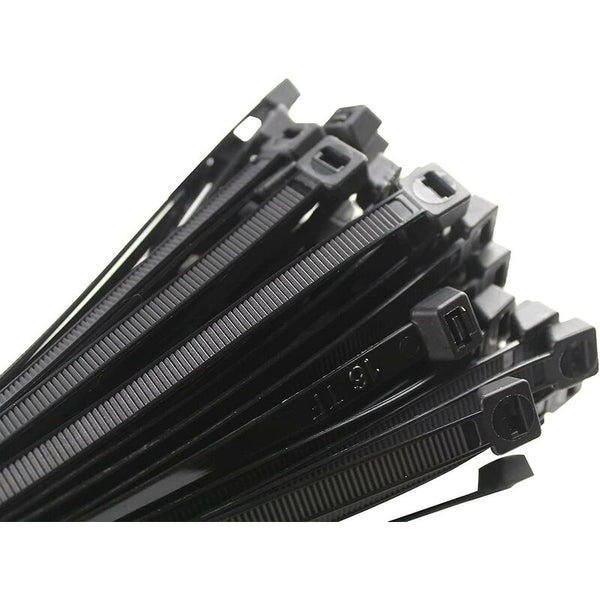 Cable Tie 200 X 2.5 Mm Rilsan Nylon Ties Black Pack Of 1000 Pieces. Cable Ties & Organisers