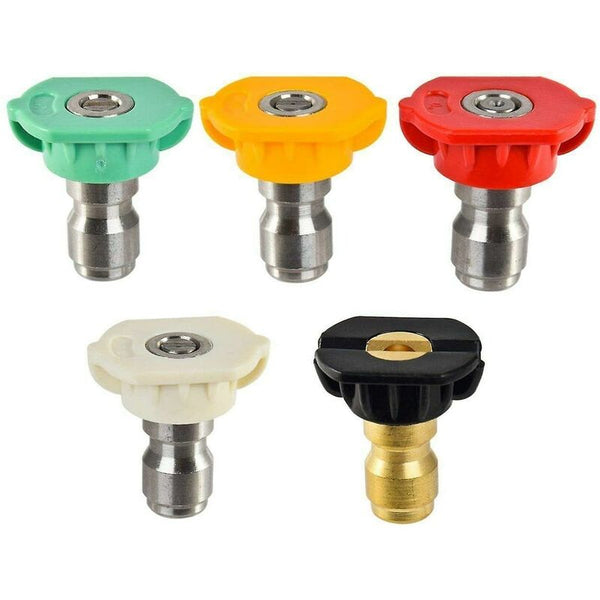 Pressure Washer Spray Nozzle Tips 1/4 Degree Quick Connect Multi Parts Pressure Washers