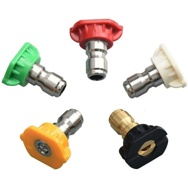 Pressure Washer Spray Nozzle Tips 1/4 Degree Quick Connect Multi Parts Pressure Washers